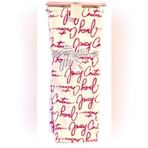Juicy Couture Plush Printed Throw